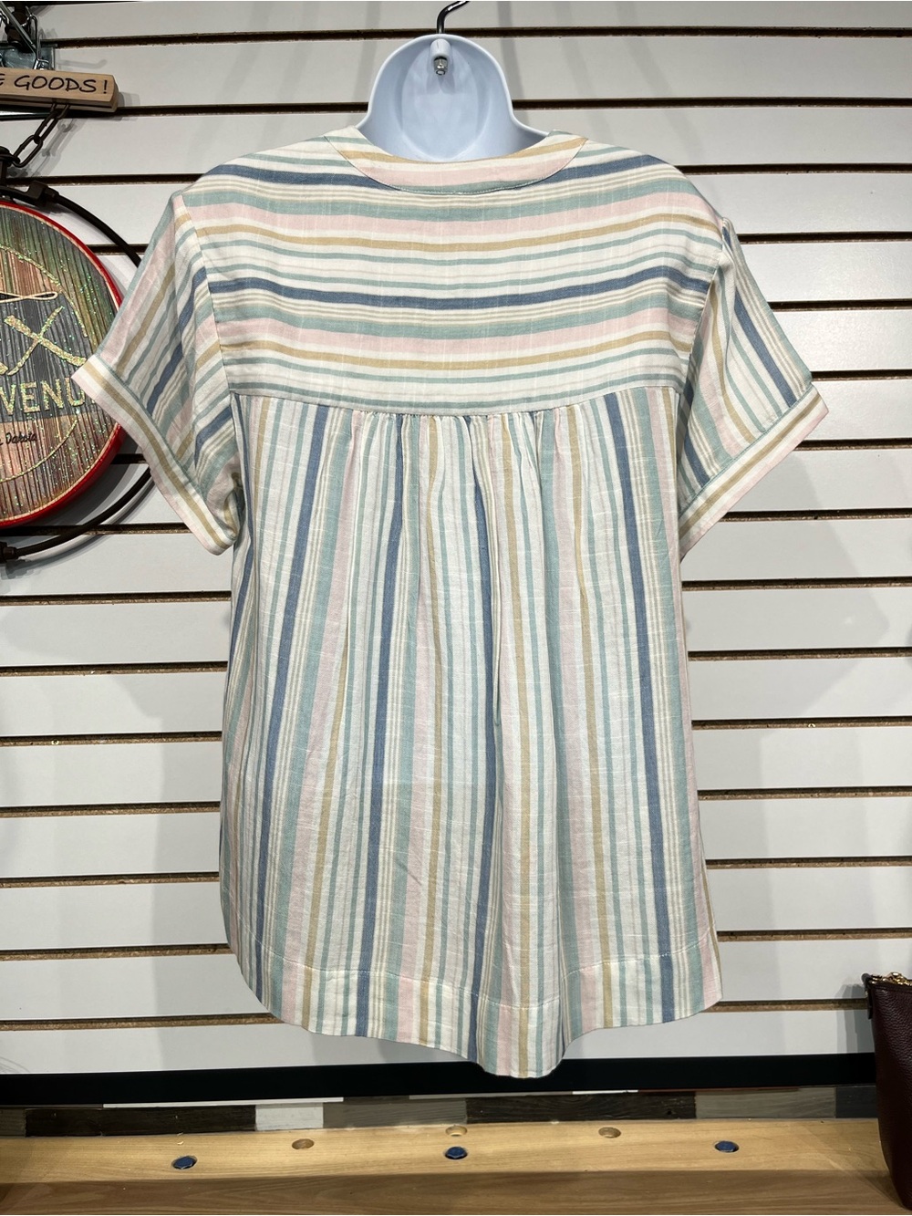 Lucky Brand striped blouse size small - Picture 4 of 8